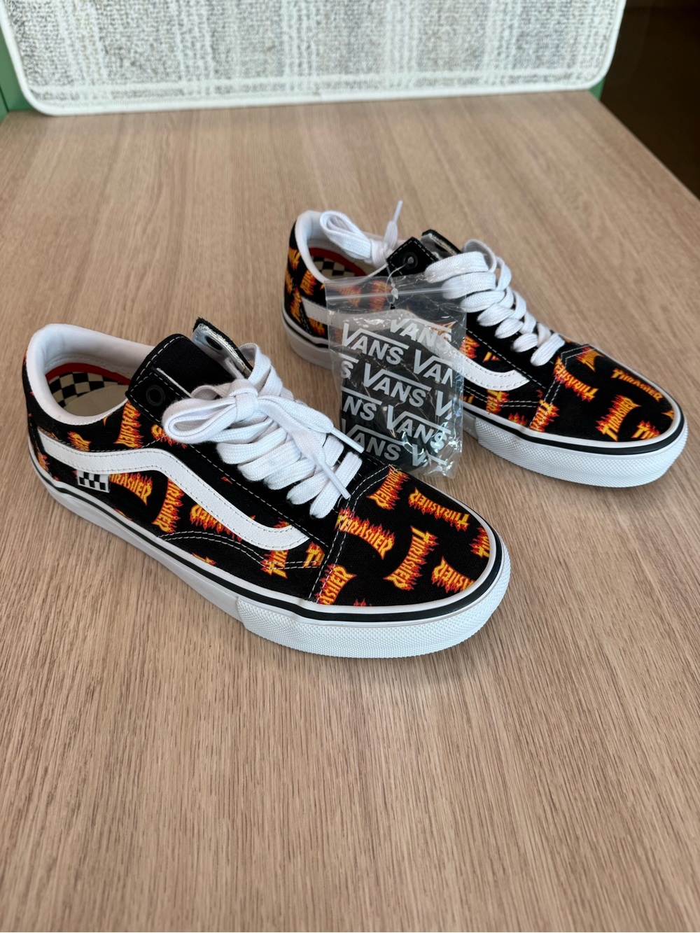 Vans White Canvas Sneaker Interior Label - Men's 7.5